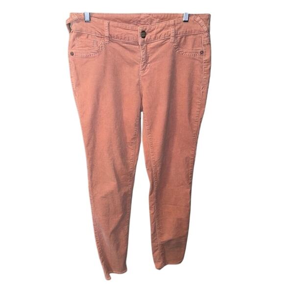 Maurices Women's Pink Corduroy Size Large Pant's - Picture 1 of 3